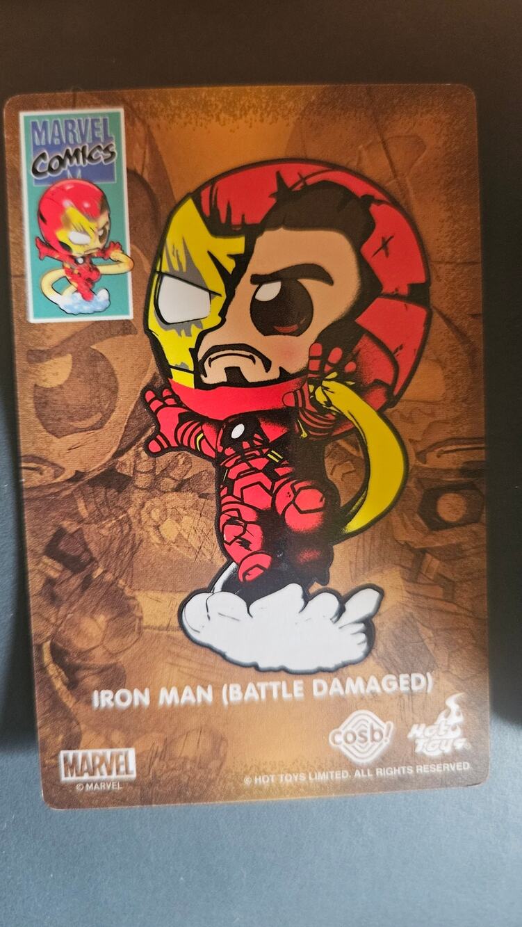 YuMe Cosbi Bobble Heads Marvel Comics Battle Damaged Collectible Figure NIP Card